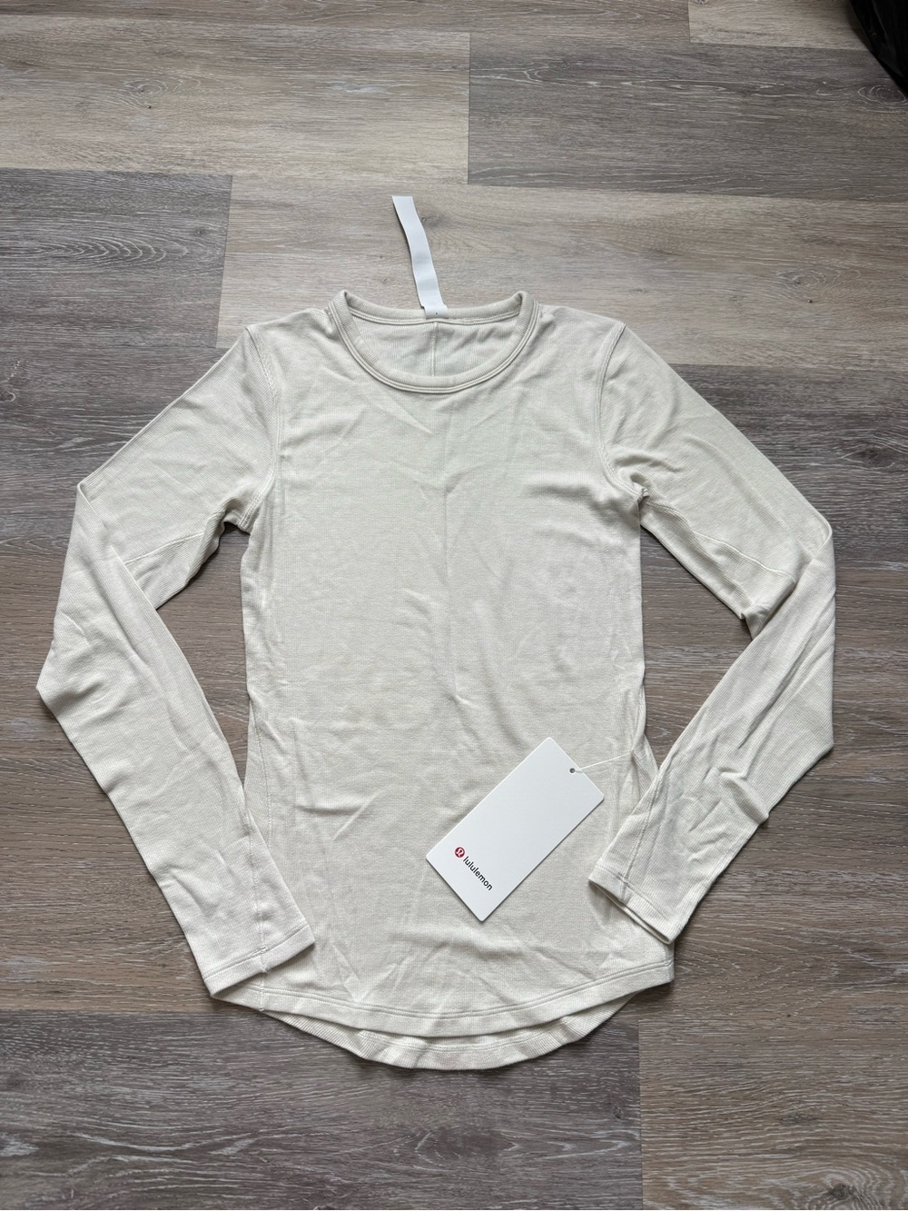 Lululemon Hold Tight Long Sleeve Romper - Bone